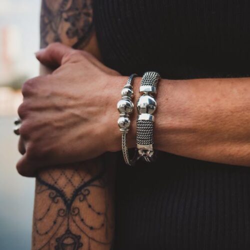 Zilveren dames armband Wish balls