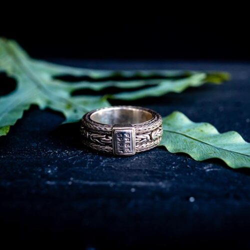 Zilveren dames en heren ring  Breeze