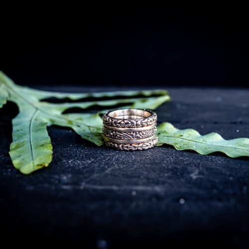 Zilveren dames ring Five