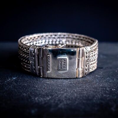 Zilveren dames en heren armband Boho