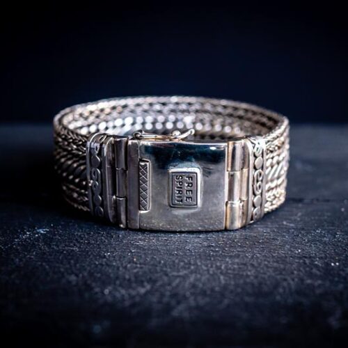 Zilveren dames en heren armband Boho