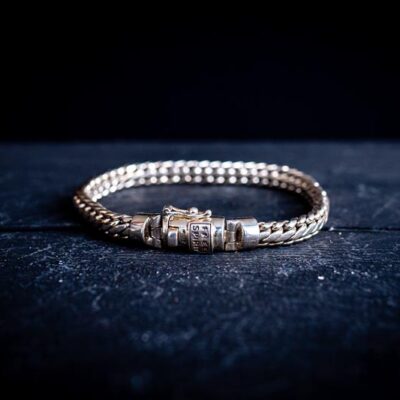 Zilveren dames en heren armband Strong XS