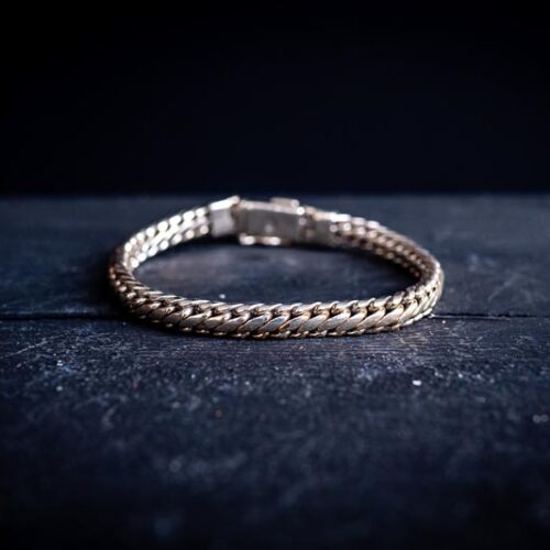 Zilveren dames en heren armband Strong XS