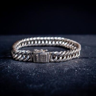 Zilveren dames en heren armband Feel small
