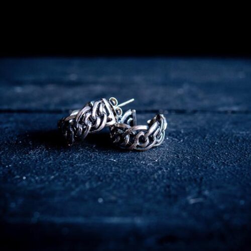 Zilveren oorbellen Beloved Round