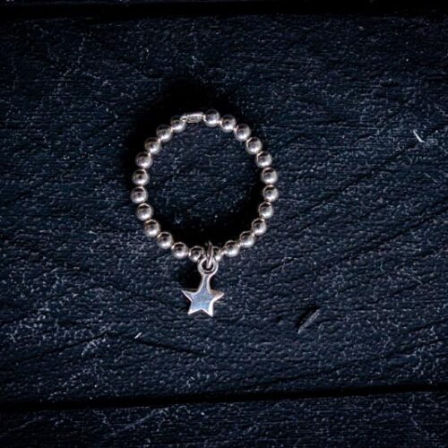 Beadsring met ster