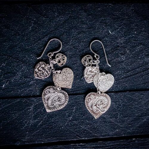 Zilveren 0orbellen Amor