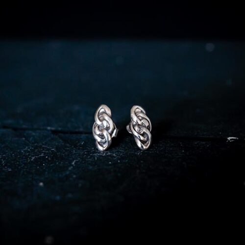 Zilveren oorbellen Beloved smal