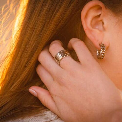 Zilveren oorbellen Feel