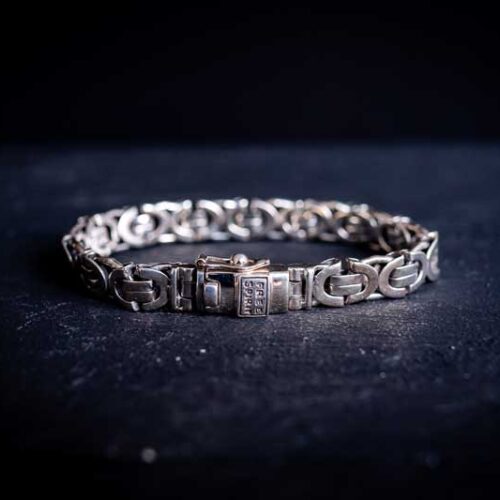 Zilveren dames en heren armband Believe