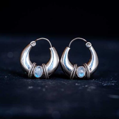 Oorbellen Nina white