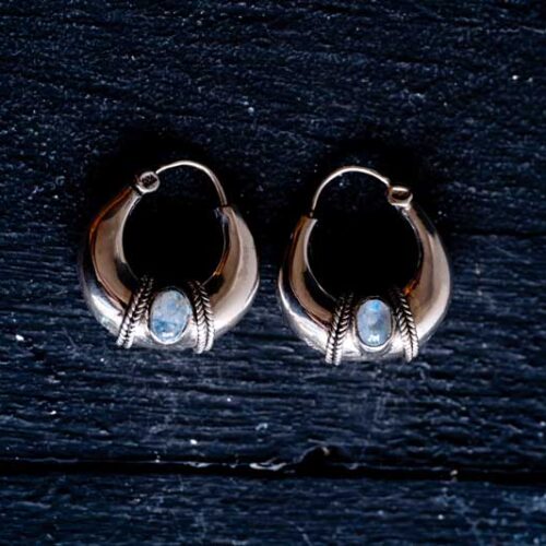 Oorbellen Nina white