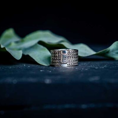 Zilveren dames en heren ring Wish Big