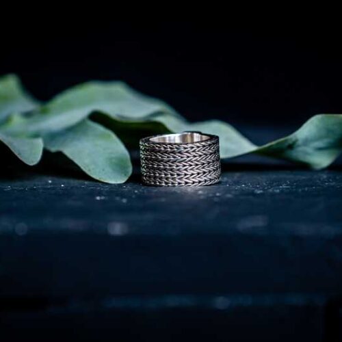 Zilveren dames en heren ring Wish Big