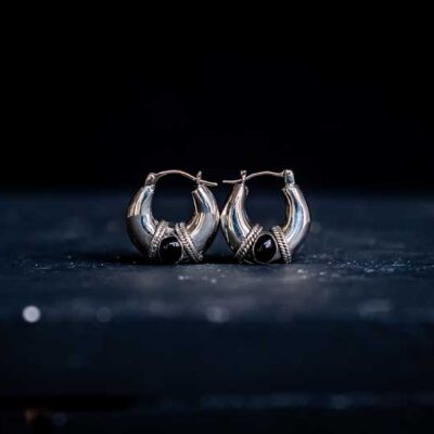 Oorbellen Nina black