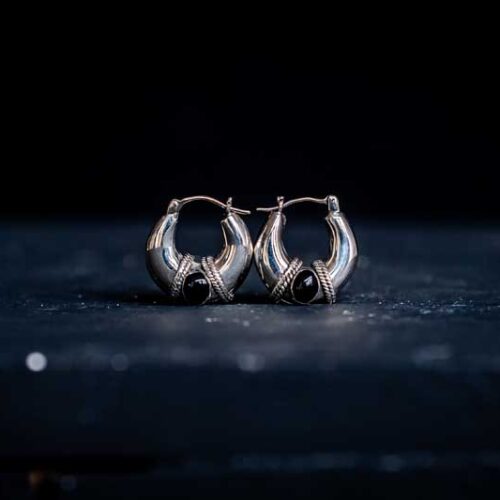 Oorbellen Nina black