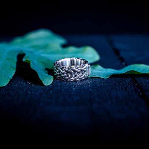 Zilveren dames en heren ring Adam