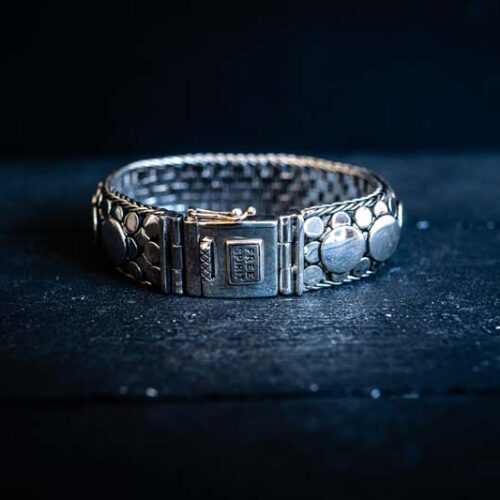 Zilveren dames en heren armband Michelle