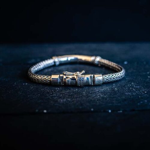 Zilveren dames armband Vera blue