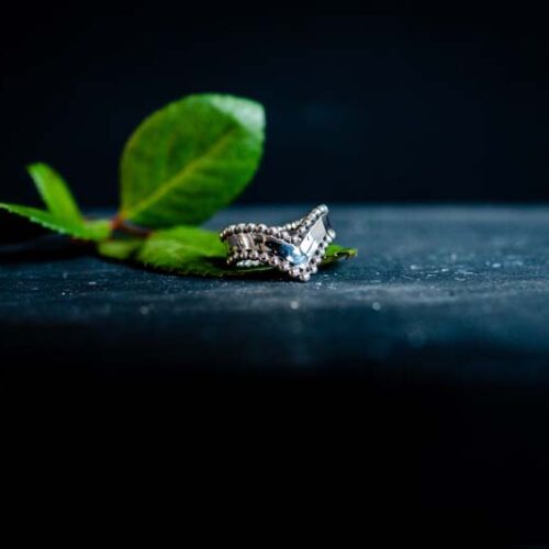 Zilveren dames ring Peace