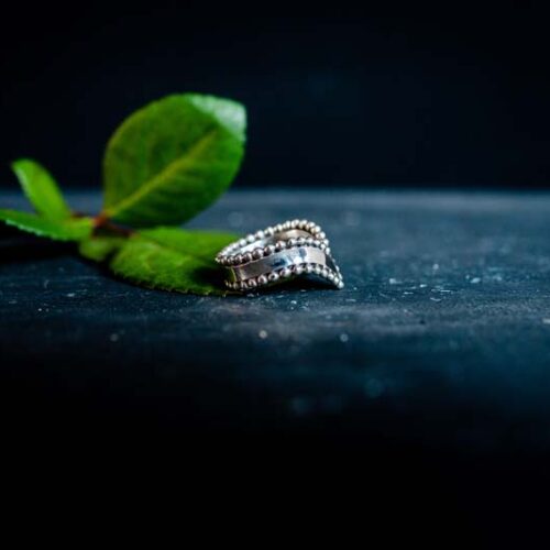 Zilveren dames ring Peace