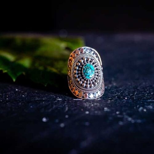 Zilveren dames ring Soulsister blue