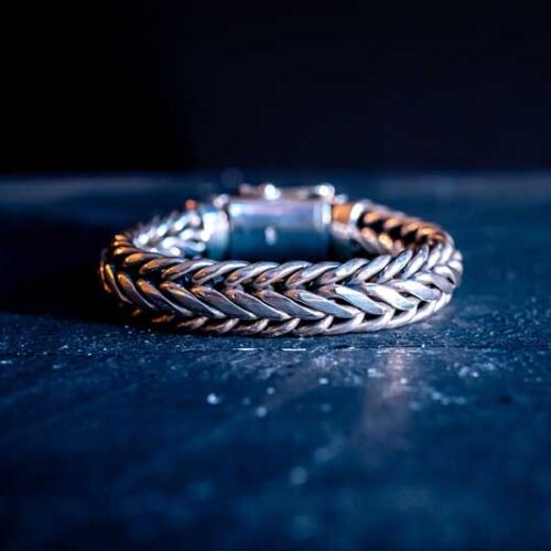 Zilveren dames en heren armband Complete