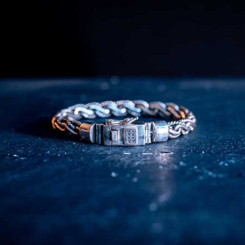 Zilveren dames en heren armband Endless