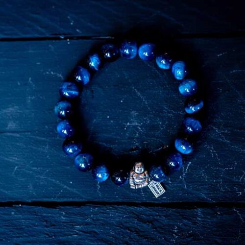 Kralen armband Tigereye blue