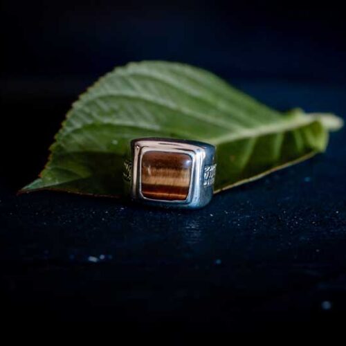 Zilveren heren ring Tony brown