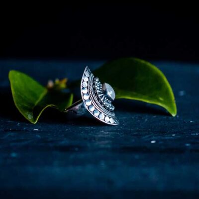 Zilveren dames ring Soulsister white