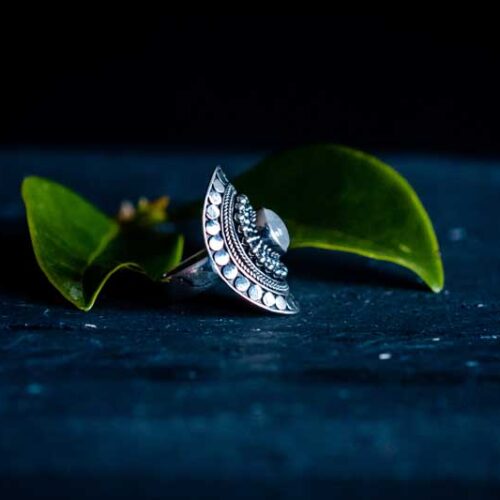 Zilveren dames ring Soulsister white