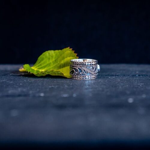 Zilveren dames ring Indra white