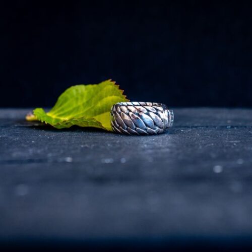 Zilveren dames en heren ring Strong large