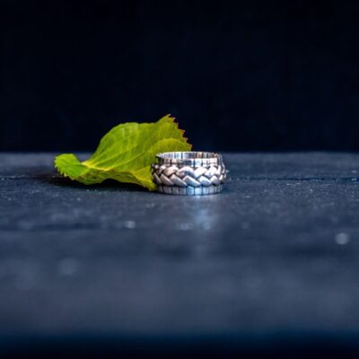Zilveren dames en heren ring Nova