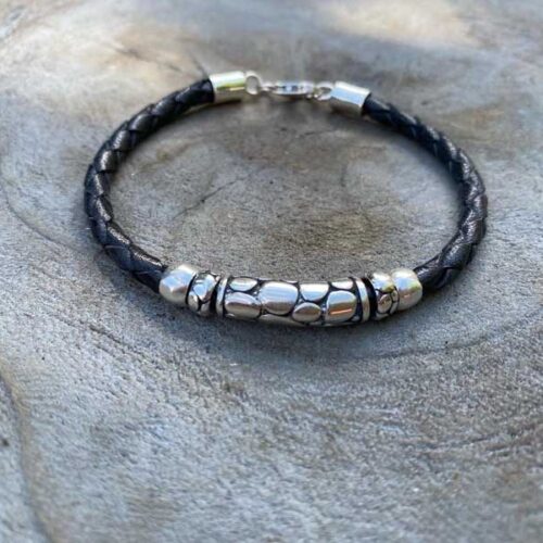 Lederen armbandje Sanur 2