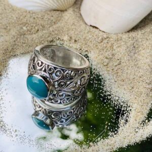 Zilveren dames ring Shiva