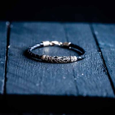 Lederen armbandje Sanur 1