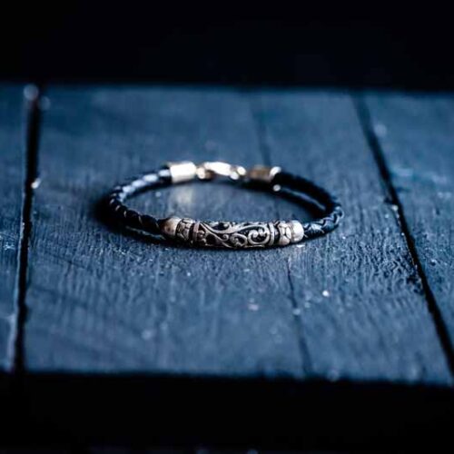 Lederen armbandje Sanur 1