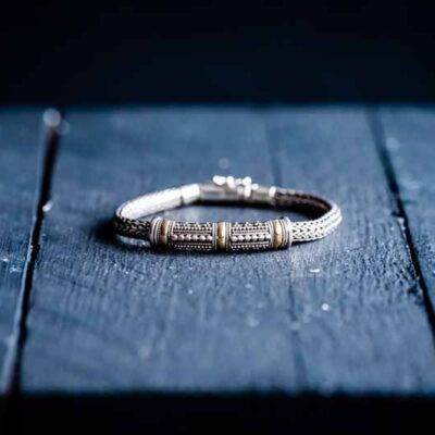 Zilveren dames en heren armband Goldy 1