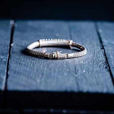 Zilveren dames en heren armband Goldy 1