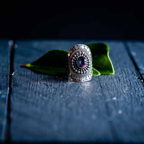 Zilveren dames ring Soulsister pink