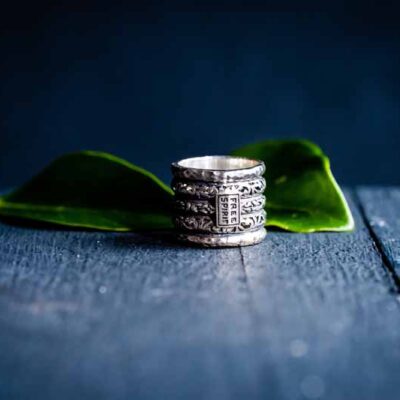 Zilveren dames ring Bohemian