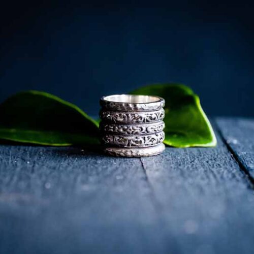 Zilveren dames ring Bohemian