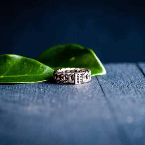 Zilveren dames en heren ring Feel medium
