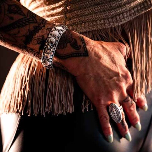 Zilveren dames en heren armband Michelle