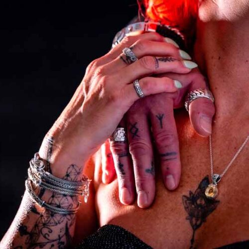 Zilveren dames armband Goldy 5