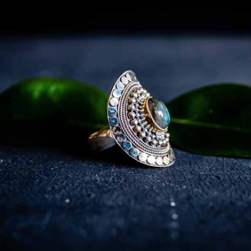 Zilveren dames ring Soulsister grey