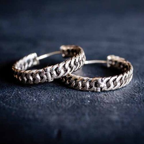 Zilveren oorbellen Feel XL