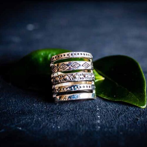 Zilveren dames ring Jacqie